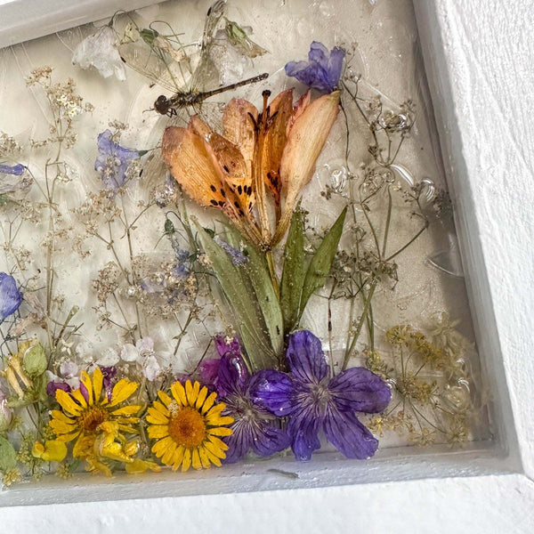 Woodland Wonder Window -Handmade Enchanted Forest Mushrom & Botanicals