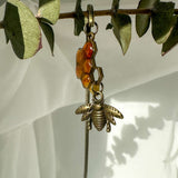 Honey Bee Bookmarks - Handmade Dripping Honey Comb Bee Charming