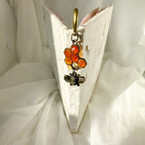 Honey Bee Bookmarks - Handmade Dripping Honey Comb Bee Charming