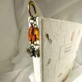 Honey Bee Bookmarks - Handmade Dripping Honey Comb Bee Charming