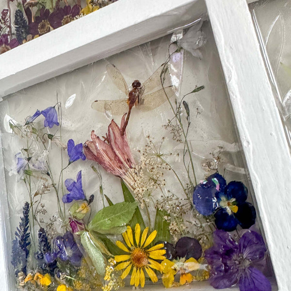 Woodland Wonder Window -Handmade Enchanted Forest Mushrom & Botanicals