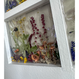 Woodland Wonder Window -Handmade Enchanted Forest Mushrom & Botanicals