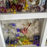 Woodland Wonder Window -Handmade Enchanted Forest Mushrom & Botanicals