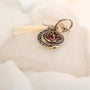 Moon Wish Rotating Keychain/Bagcharm - Tree of Life & Emerald Wishes