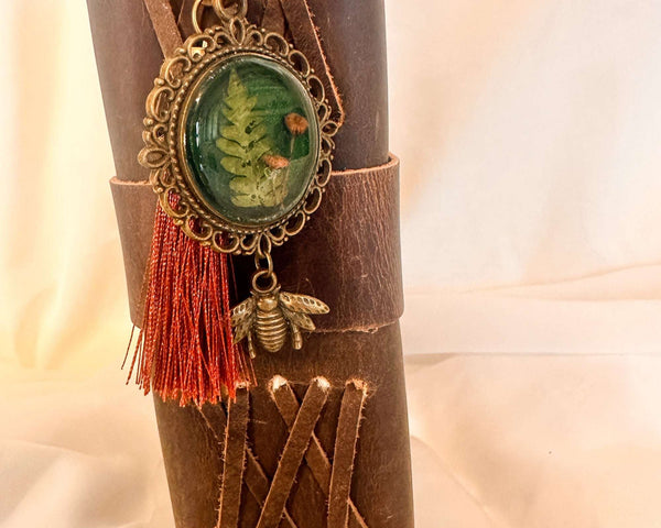 Mystic Forest Keychain/Bagcharm - Handmade with Forest Mushrooms