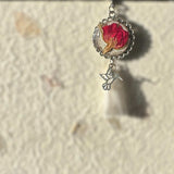 Bookmark - Botanical Elegance - Handcrafted Resin Floral Bookmarks
