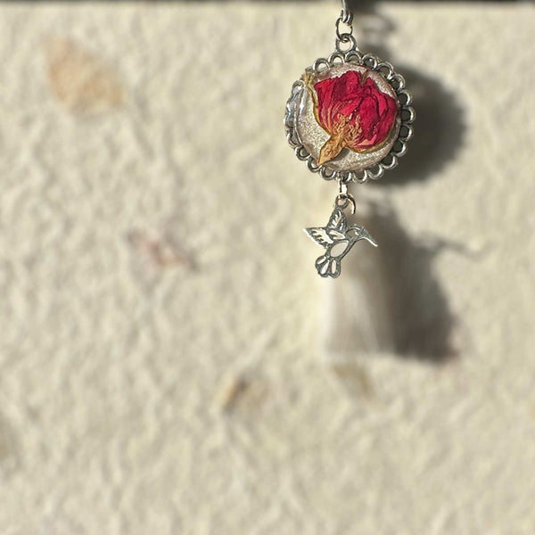 Bookmark - Botanical Elegance - Handcrafted Resin Floral Bookmarks