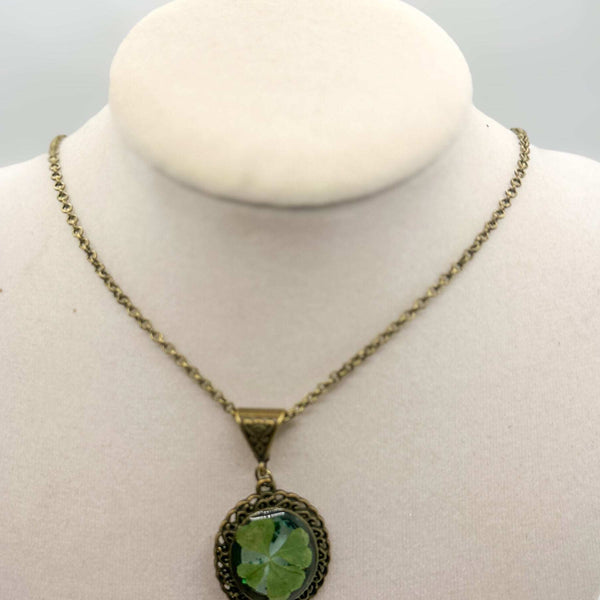 Four Leaf Clover Pendant - Lucky Charm Handmade Elegance