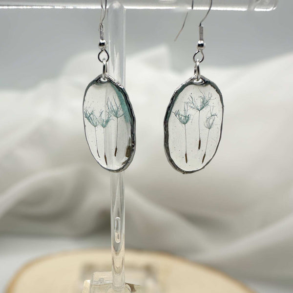 Fairy Wishes Earrings – A Pair of Dandelion Dreams & Coloured Wishes