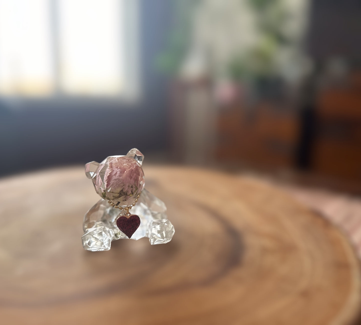Charm Bears - Whimsical Resin Geometric Dried Flower Bear Decor