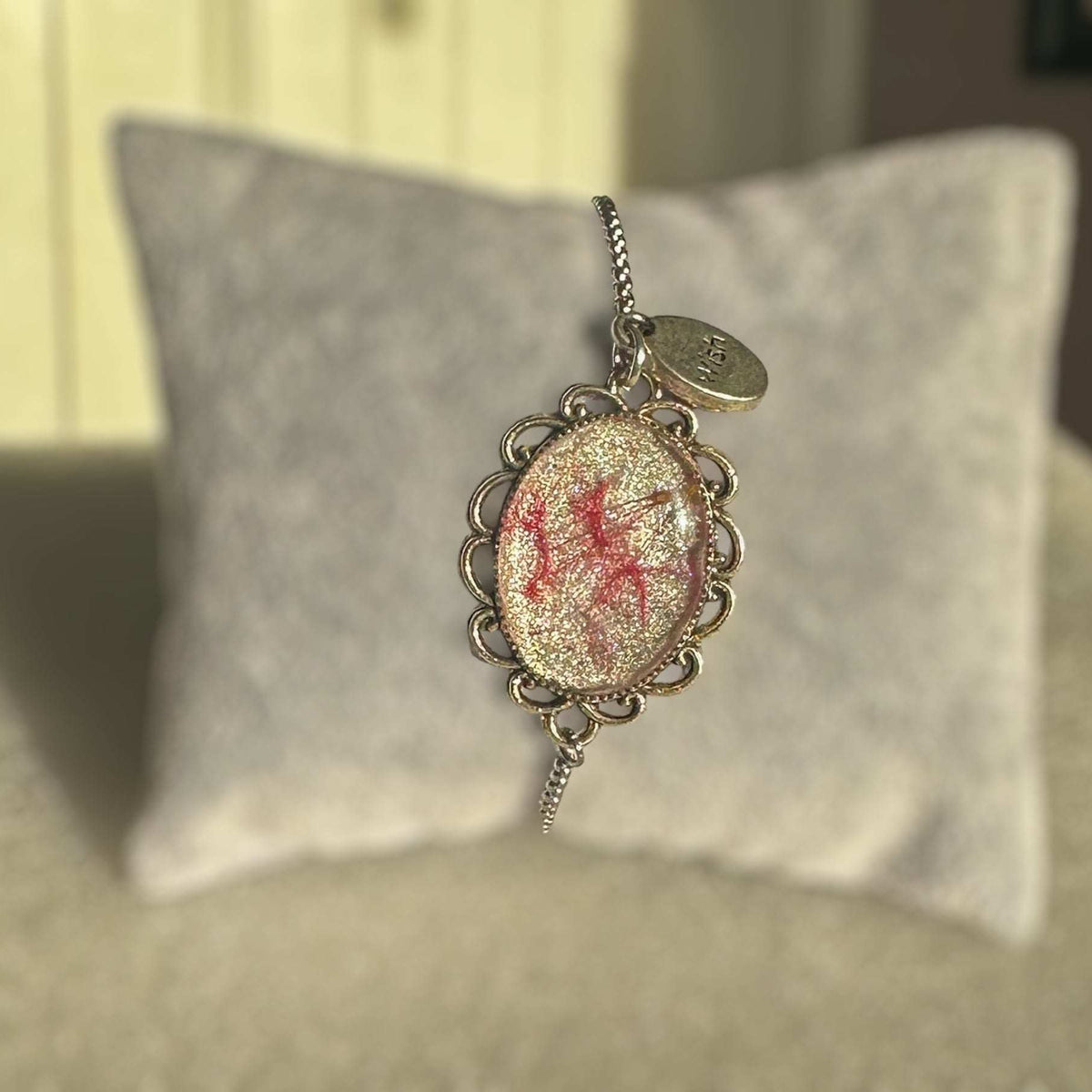 Fairy Wishes Bracelet -Wish Charm Bracelet Handmade with Tinted Wishes