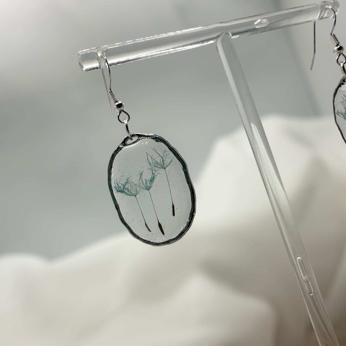 Fairy Wishes Earrings – A Pair of Dandelion Dreams & Coloured Wishes