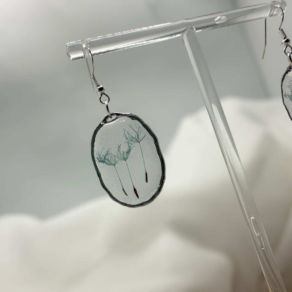 Fairy Wishes Earrings – A Pair of Dandelion Dreams & Coloured Wishes