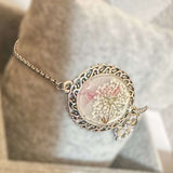Wishful Butterfly Whispers - Handmade Nature-Inspired Floral Bracelet