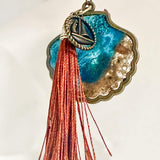 Seashell Car Charm - Ocean Car Accessory and Gift for Nature Lovers