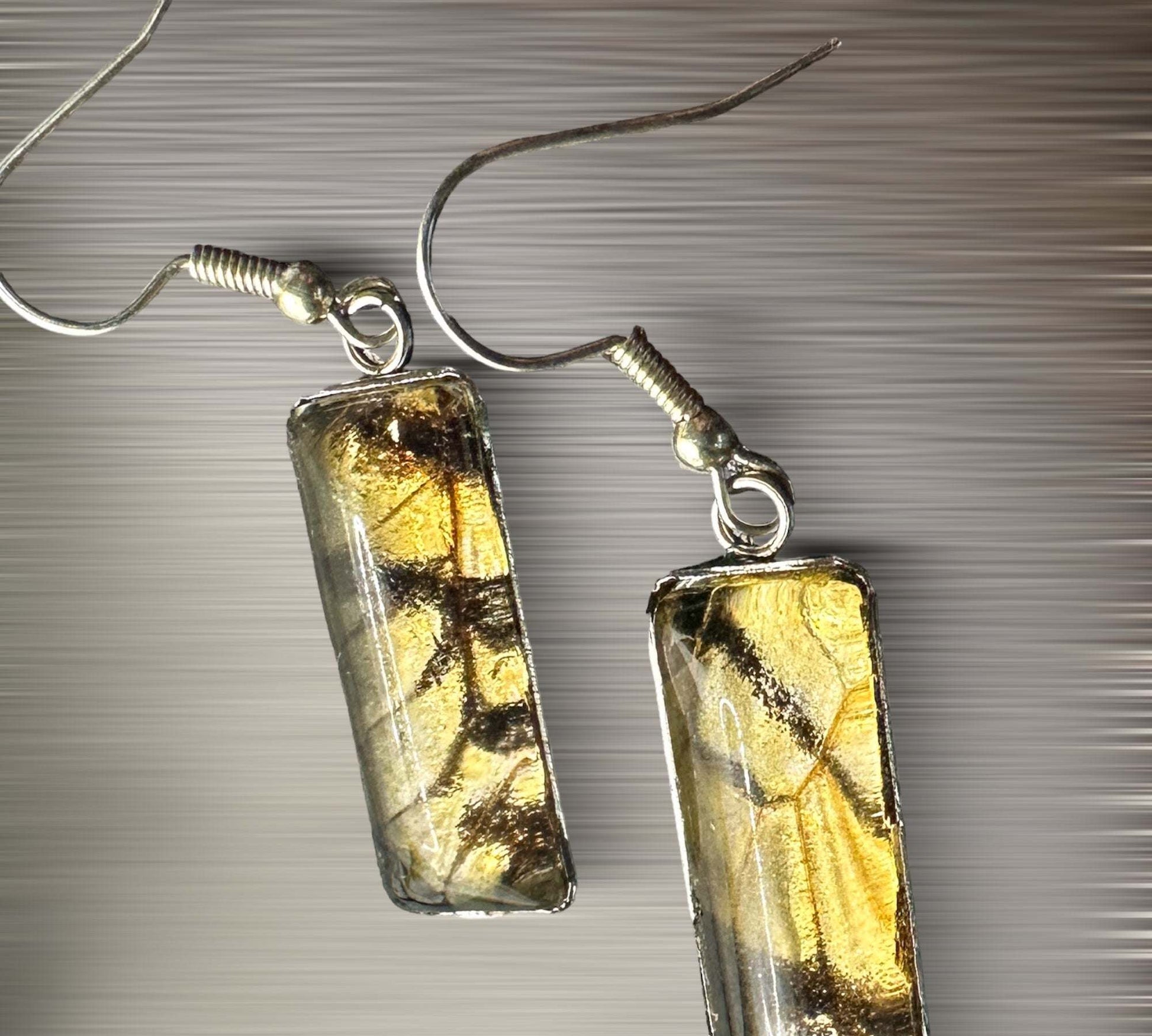 Butterfly Wing Drop Earrings - Nature Meets Artistry - Pattern #2
