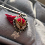Bookmark - Botanical Elegance - Handcrafted Resin Floral Bookmarks