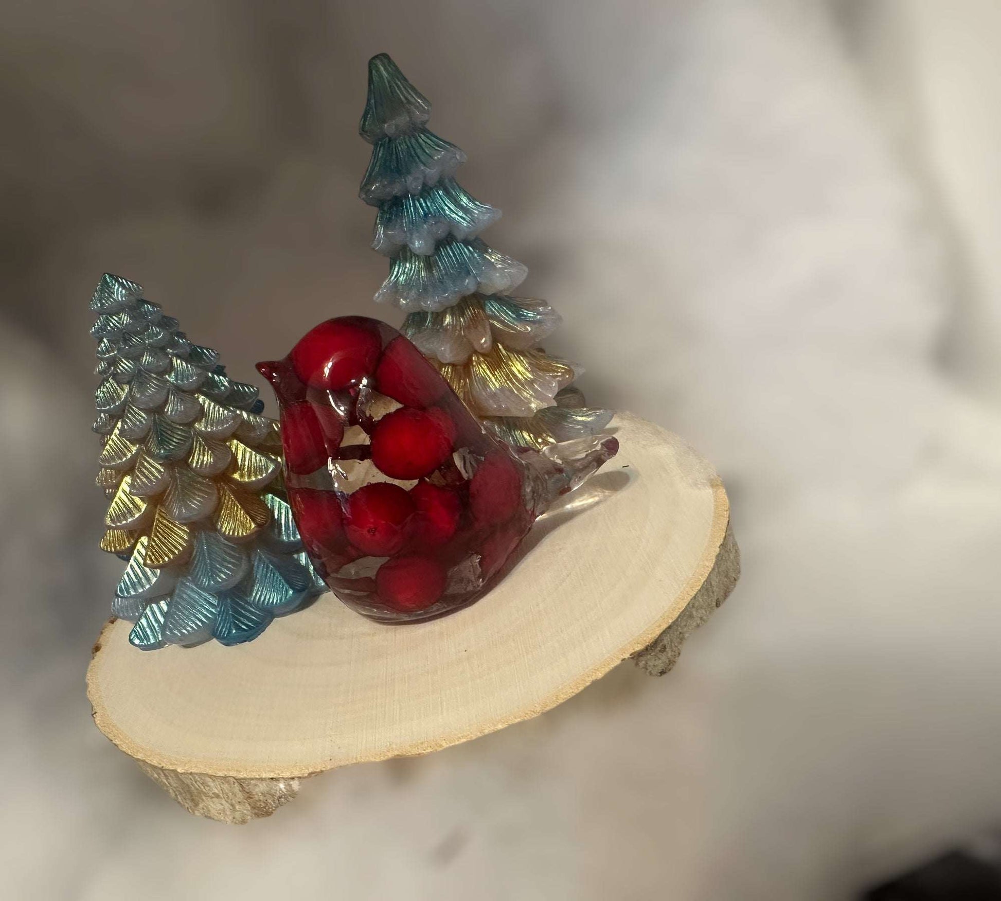 Scarlet Songbird Woodland Harmony Collection- The Enchanted Forest