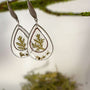 Fern Forest Charm - Handmade Botanical Resin Earrings