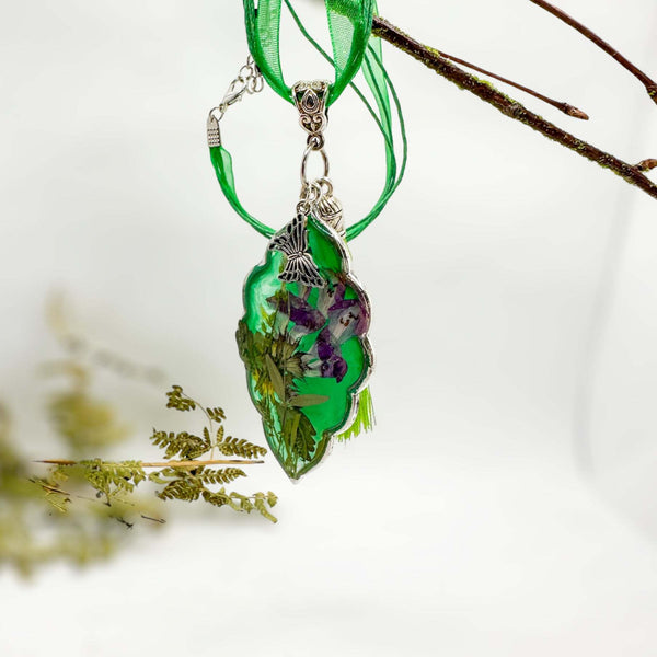 Rearview Mirror Car Charm - Garden Car Accessory