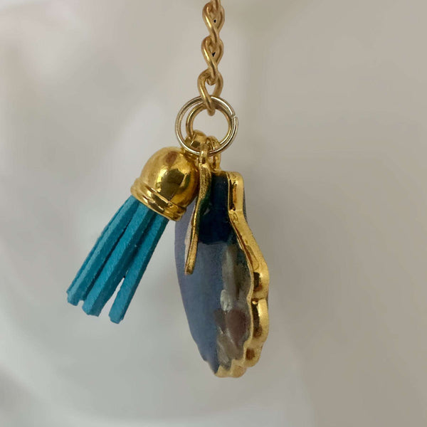 Keychain Handmade with Resin -  Carry a Piece of the Sea with You