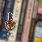 Bookmark - Botanical Elegance - Handcrafted Resin Floral Bookmarks