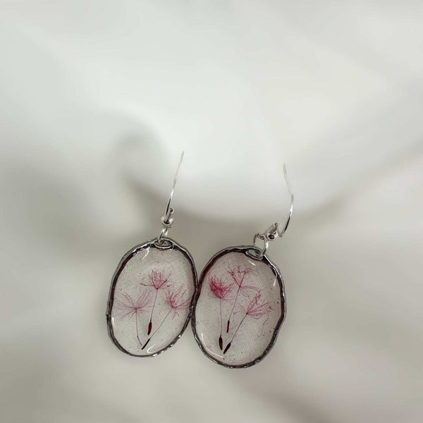 Fairy Wishes Earrings – A Pair of Dandelion Dreams & Coloured Wishes