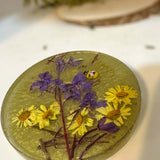 Garden Coaster Set - Blooms & Whimsy Handcraft Epoxy Resin Coasters