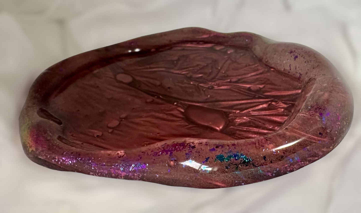 Tray Handmade with Beautiful Colours - Trinket Epoxy Resin Trays