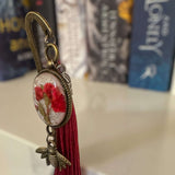 Bookmark - Botanical Elegance - Handcrafted Resin Floral Bookmarks