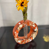 Vase - Epoxy Resin Bud Vase / Propagation Station Ocean Home Decor