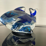 Whimsical Whale: Ocean Insipred Resin Seaglass Whale Sculpture