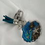 Ocean-Inspired Seashell Bag Charm & Keychain: Handmade Coastal Charm