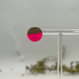 Boho Wood & Resin Stud Earrings - Bohemian Wood and Resin Earrings