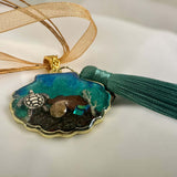 Seashell Car Charm - Ocean Car Accessory and Gift for Nature Lovers