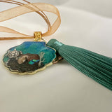 Seashell Car Charm - Ocean Car Accessory and Gift for Nature Lovers