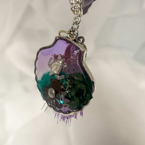 Seashell Car Charm - Ocean Car Accessory and Gift for Nature Lovers
