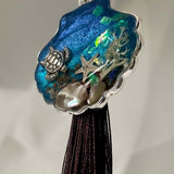 Seashell Car Charm - Ocean Car Accessory and Gift for Nature Lovers