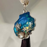 Seashell Car Charm - Ocean Car Accessory and Gift for Nature Lovers