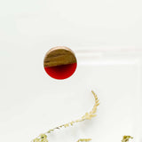 Boho Wood & Resin Stud Earrings - Bohemian Wood and Resin Earrings