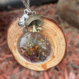 Suncatcher Enchanted Forest: Wood Slice Suncatcher Home Decor Gift Idea