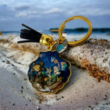 Keychain Handmade with Resin -  Carry a Piece of the Sea with You