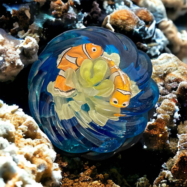 Whimsical Nemo Resin Paper Weight: Magical Home Decor Night Light