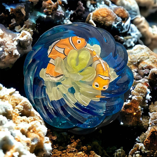 Whimsical Nemo Resin Paper Weight: Magical Home Decor Night Light
