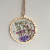 Suncatcher Wall Decor - Pressed Floral Garden Inspired Home Decor