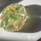 Seaside Serenity Epoxy Resin Coasters - Coastal Seashell Home Decor 