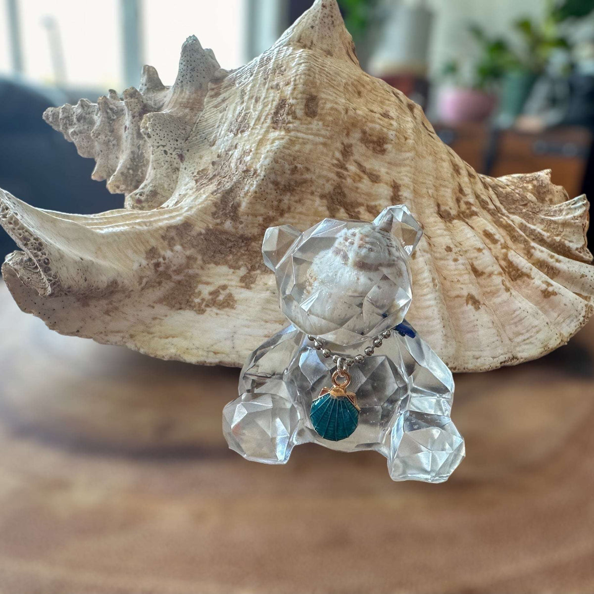 Ocean Inspired Adorable Handmade Coastal Bears with Ocean Charms
