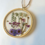 Suncatcher Wall Decor - Pressed Floral Garden Inspired Home Decor