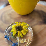 Golden Blooms Sunflower Coaster - Stylish Home Decor Sunflower Accent