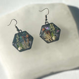 Mushroom Magic in the Forest: Whimsical Botanical Earring Set 